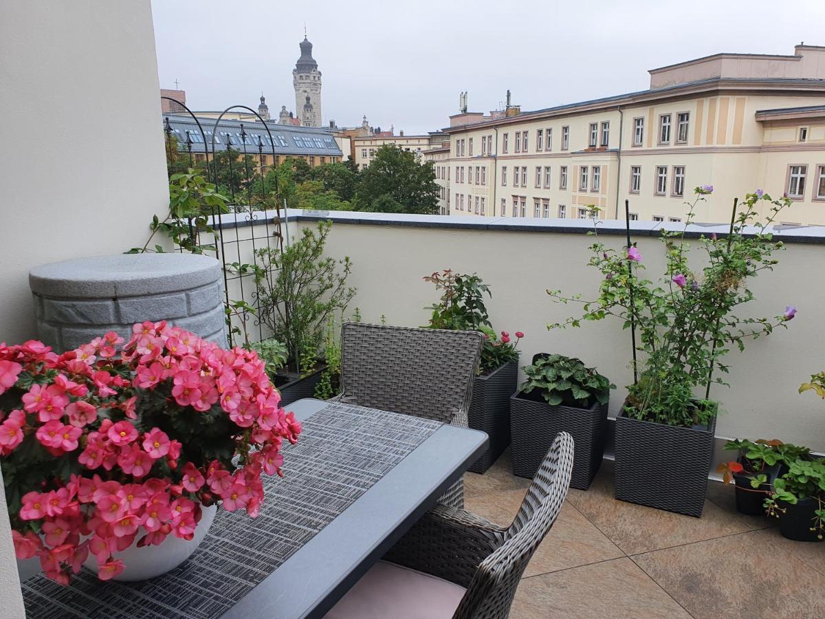 Luxusappartement Mitten In Leipzig Neueroeffnung ! Esterno foto